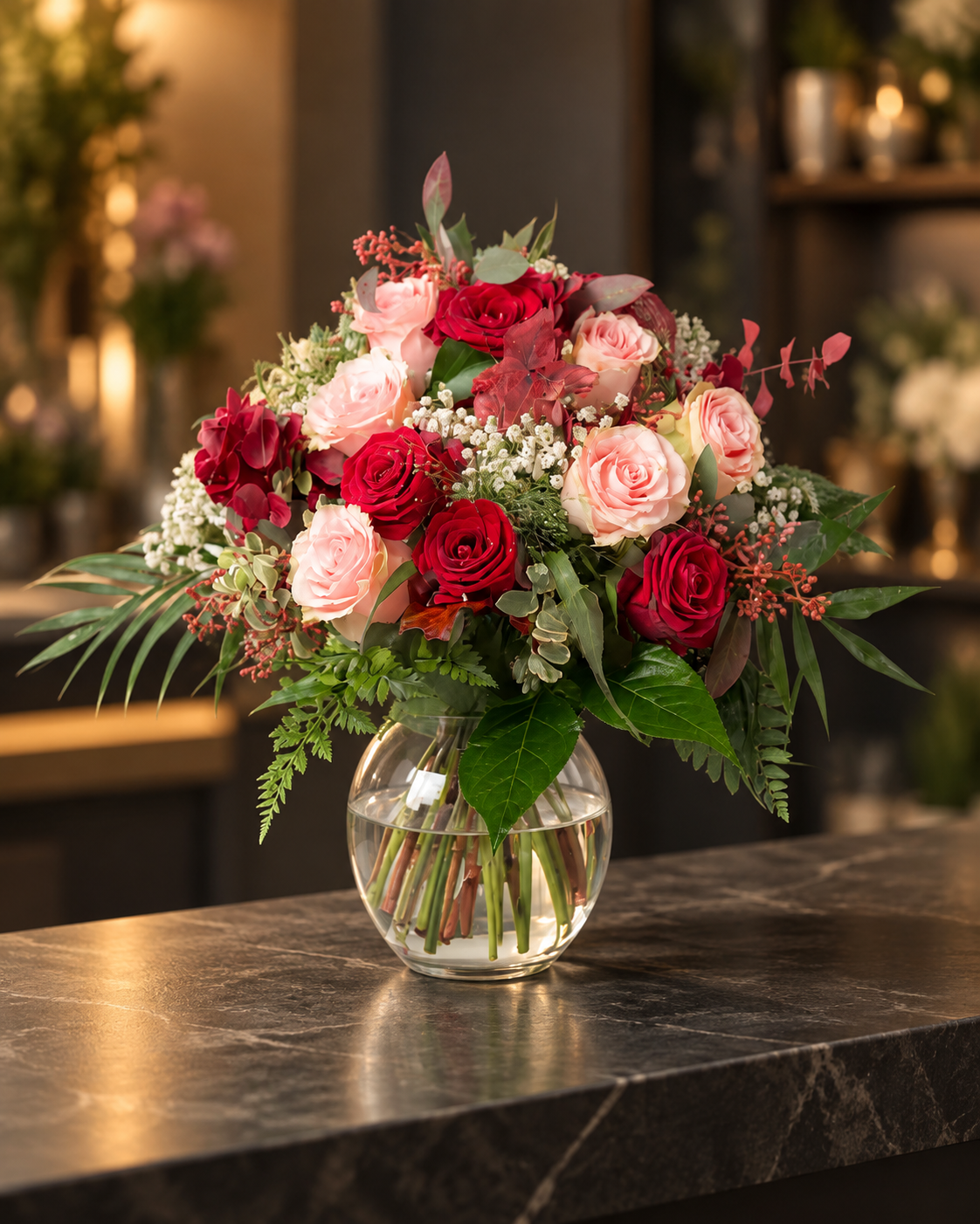Bunter Blumenstrauß von FLORÉ Blumen in Hamburg